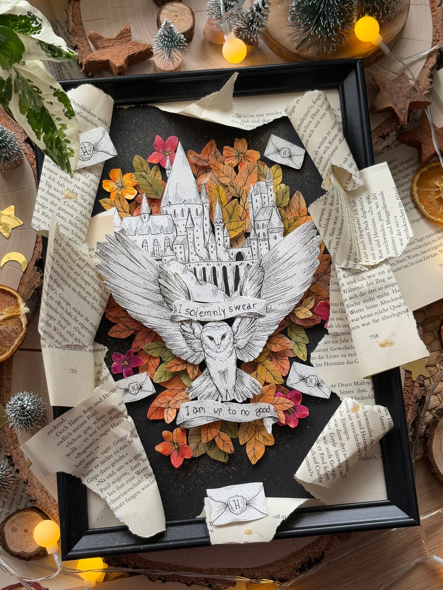 Bookframe - Eulenpost  (DIN A4)