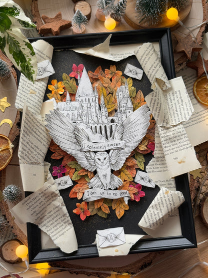 Bookframe - Eulenpost  (DIN A4)