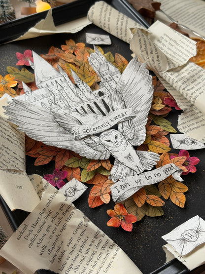 Bookframe - Eulenpost  (DIN A4)