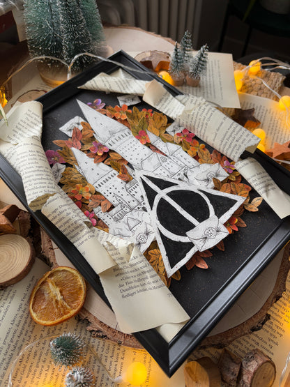 Bookframe "Hogwarts Zauber" (DIN A4)