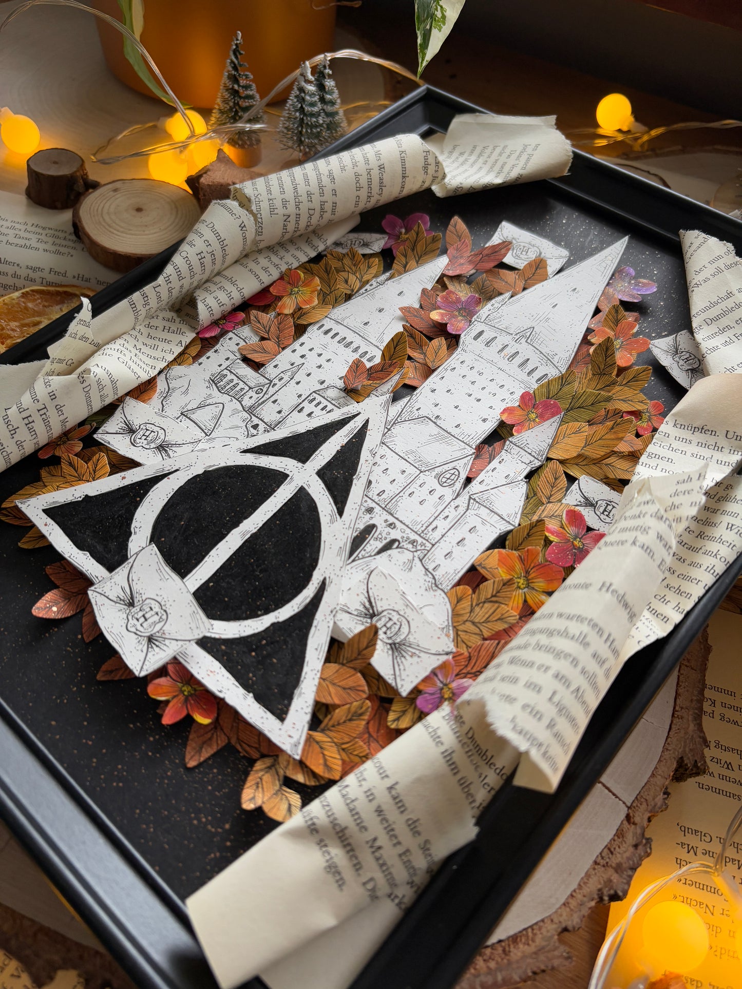 Bookframe "Hogwarts Zauber" (DIN A4)