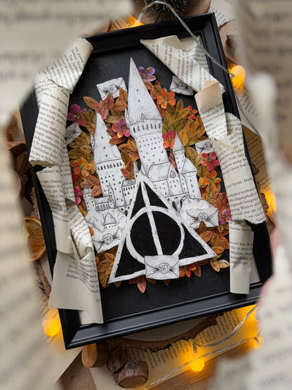 Bookframe "Hogwarts Zauber" (DIN A4)
