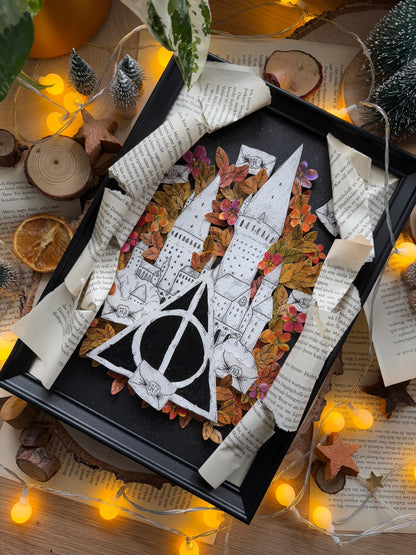 Bookframe "Hogwarts Zauber" (DIN A4)