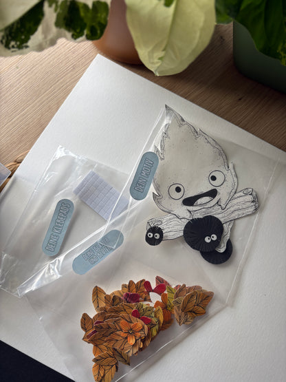 DIY Pop-Up-Kit "Calcifer" (DIN A5)