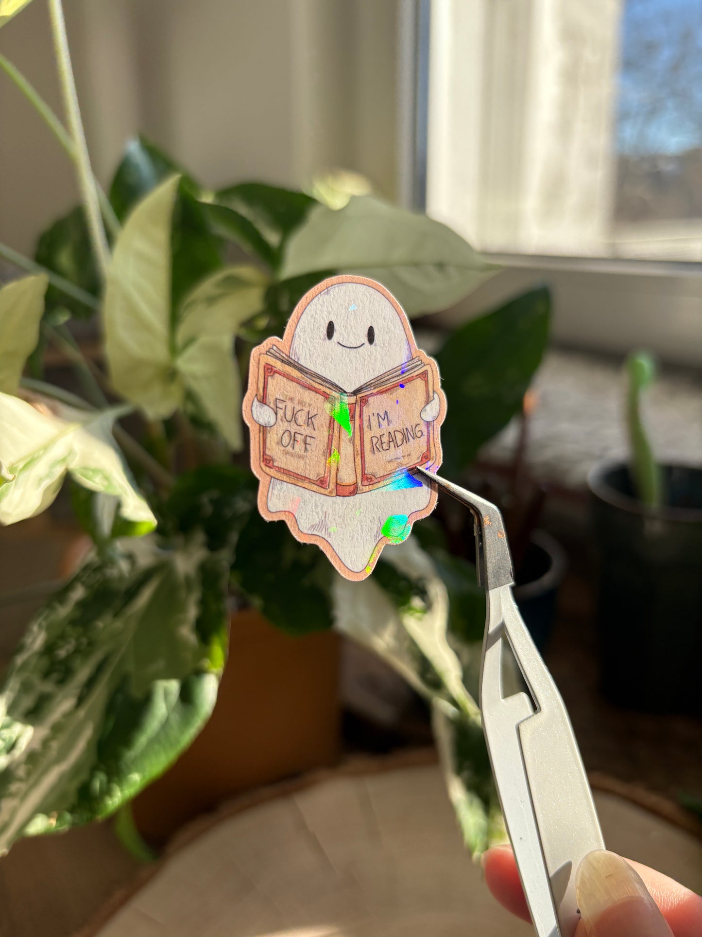 Sticker - "Fck off, I'm reading"