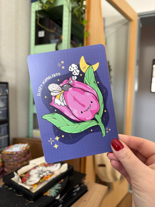Postkarte "Sleepy Humbleboo"